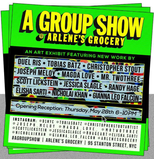 A Group Show at Arlene’s Grocery NYC