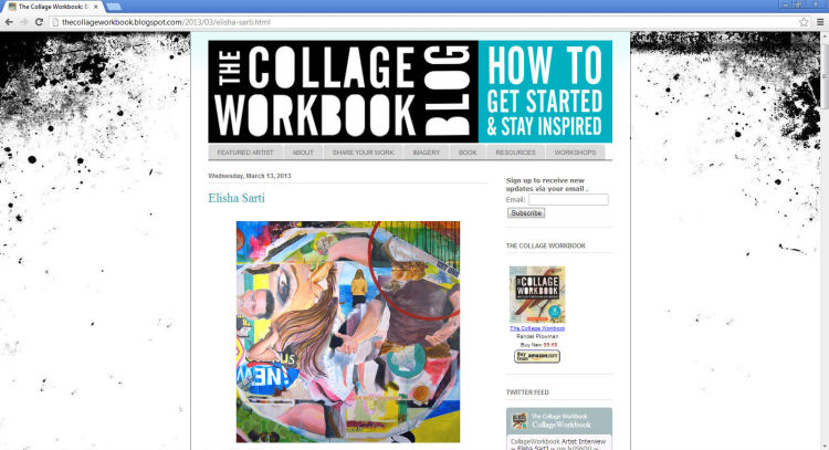 Randel Plowman/The Collage Workbook Interviews Elisha Sarti