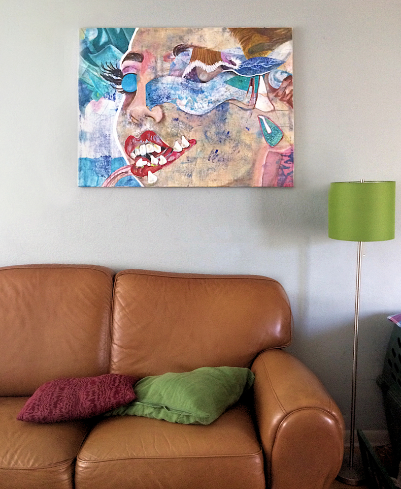 In Situ: S.E.S.T. (Sky Eye Snaggle Tooth) the painting